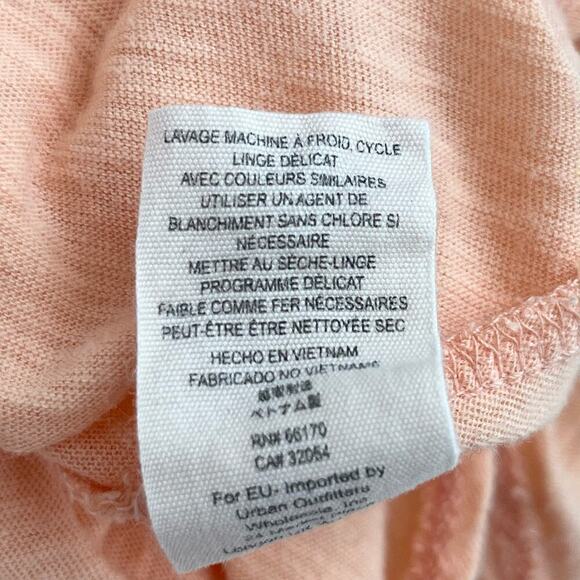 Free People We The Free Scoop Neck‎ Oversized Tunic Top Short Sleeve Pink, Small - Picture 11 of 11